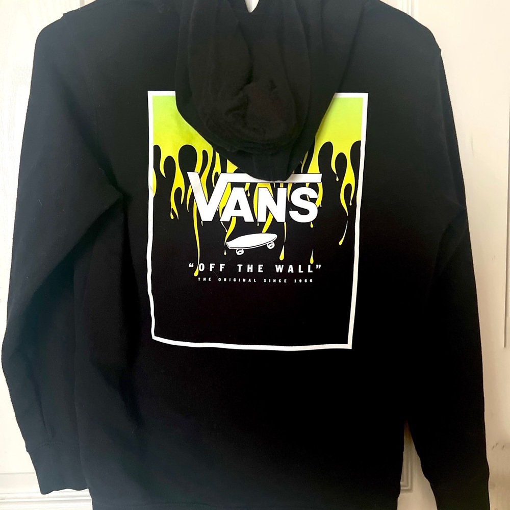 Black vans sweatshirt for boys size medium